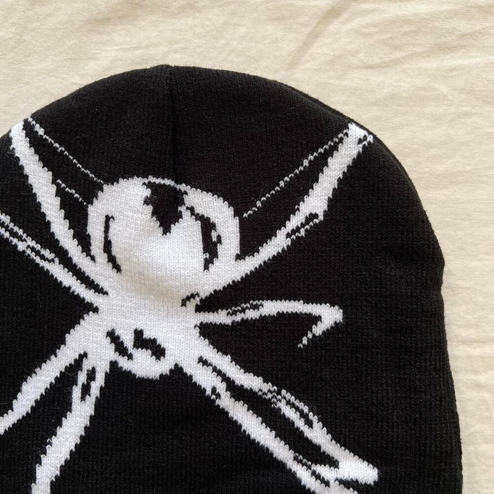 y2k 2000s grunge gothic punk spider black beanie - Picture 4 of 6